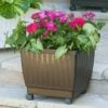 Self-Watering Rolling Planters, 15" 2 Self-Watering Rolling Planters, 15" -Garden Supply Store 34 505 d