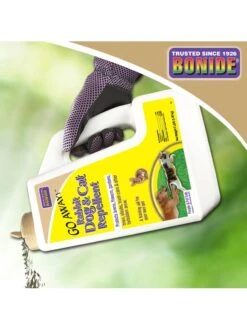 Bonide® Go Away™ Rabbit, Dog & Cat Repellent Granules -Garden Supply Store 3 4 crop 8612429 01V 3 4