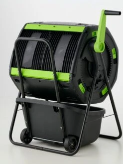 Maze 48 Gallon Compost Tumbler With Cart -Garden Supply Store 3 4 crop 8613576 05V