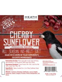 Cherry Sunflower Suet, 11.75 OZ, 12 Pack 7 Cherry Sunflower Suet, 11.75 OZ, 12 Pack -Garden Supply Store 3 4 crop 8613689 01V