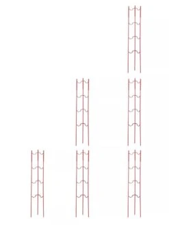 Stacking Tomato Ladders, Set Of 6 11 Stacking Tomato Ladders, Set Of 6 -Garden Supply Store 40309 Red stacking tomato ladders set of 6 red tif
