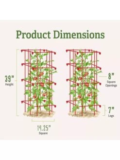 Tomato Cages, Set Of 4 14 Tomato Cages, Set Of 4 -Garden Supply Store 8587040 1