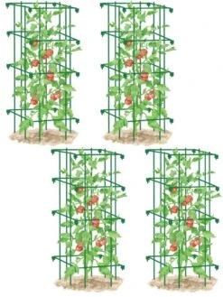 Tomato Cages, Set Of 4 13 Tomato Cages, Set Of 4 -Garden Supply Store 8587040 GR 001E tif
