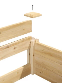 Tall 2-Tier Pine Raised Garden Bed, 4'x12' 13 Tall 2-Tier Pine Raised Garden Bed, 4'x12' -Garden Supply Store 8588181 04v