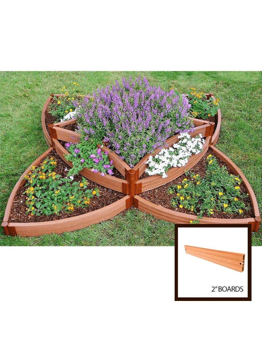 Classic Sienna Versailles Sunburst Raised Garden Bed With 2" Boards 3 Classic Sienna Versailles Sunburst Raised Garden Bed With 2" Boards