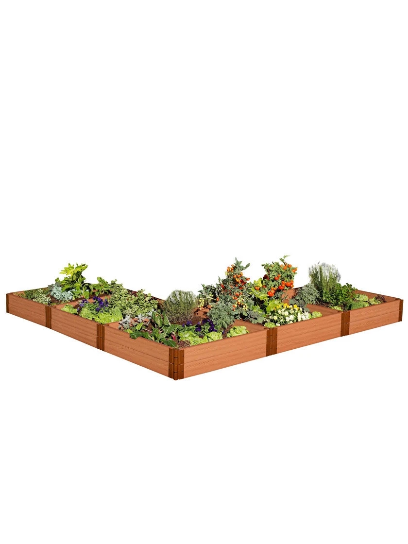 L-Shaped Composite Raised Bed, 12'x12' With 1" Boards 7 L-Shaped Composite Raised Bed, 12'x12' With 1" Boards - Image 5