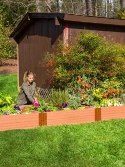 Classic Sienna Composite Raised Bed, 11" High With 2" Board 13 Classic Sienna Composite Raised Bed, 11" High With 2" Board -Garden Supply Store 8588267 03V tif