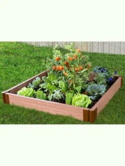 Classic Sienna Composite Raised Bed, 5-1/2" High With 2" Boards -Garden Supply Store 8588270 02v