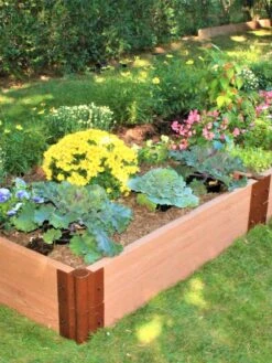 Classic Sienna Composite Raised Bed, 11" High With 2" Board 11 Classic Sienna Composite Raised Bed, 11" High With 2" Board -Garden Supply Store 8588283 01V tif
