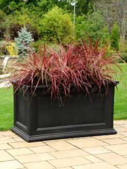 Fairfield Self-Watering Patio Planters, 20” X 36” -Garden Supply Store 8588417 12V tif