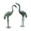Bronze Crane Statues, Small -Garden Supply Store 8589917 001v
