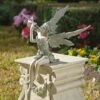 Sitting Fairy Flutist Statue 1 Sitting Fairy Flutist Statue -Garden Supply Store 8589921 001v