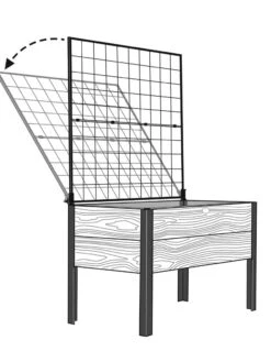Space-Maker Pivoting Trellis, 4' 9 Space-Maker Pivoting Trellis, 4' -Garden Supply Store 8590247 001 tif