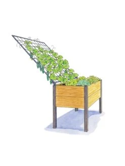 Space-Maker Pivoting Trellis, 4' 8 Space-Maker Pivoting Trellis, 4' -Garden Supply Store 8590247 SMTrellis 4ft tif