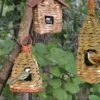 Roosting Pockets, Set Of 3 -Garden Supply Store 8590896 001V roosting pockets rustic birdhouses for wrens finches jpg