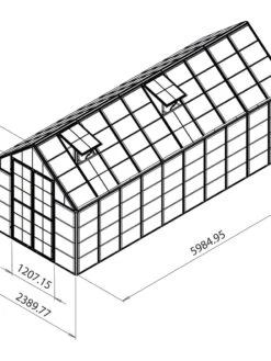 Canopia® By Palram Harmony™ Snap & Grow Greenhouse, 8' -Garden Supply Store 8591043 11V tif