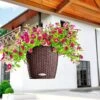 Lechuza® Nido Cottage Wicker Hanging Planter -Garden Supply Store 8591154MC 007V tif