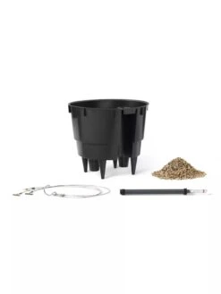 Lechuza® Nido Cottage Wicker Hanging Planter 9 Lechuza® Nido Cottage Wicker Hanging Planter -Garden Supply Store 8591154WT 001V tif