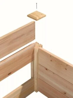 Cedar Raised Garden Bed, 4' X 4' X 6" 10 Cedar Raised Garden Bed, 4' X 4' X 6" -Garden Supply Store 8591724 06V tif