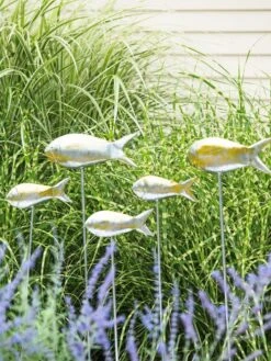 Fish Out Of Water Garden Stakes, Set Of 5 11 Fish Out Of Water Garden Stakes, Set Of 5 -Garden Supply Store 8593672 9131 tif
