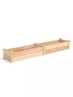 Premium Cedar Raised Garden Bed, 16" X 96" 8 Premium Cedar Raised Garden Bed, 16" X 96" -Garden Supply Store 8593873 03V