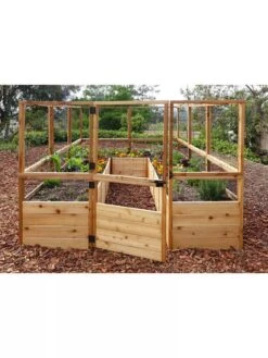 Garden Supply Store 13 Garden In A Box With Deer Fence, 8' X 12'