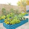 Demeter Corrugated Metal Raised Bed, 34" X 68" 2 Demeter Corrugated Metal Raised Bed, 34" X 68" -Garden Supply Store 8594183 0400 tif