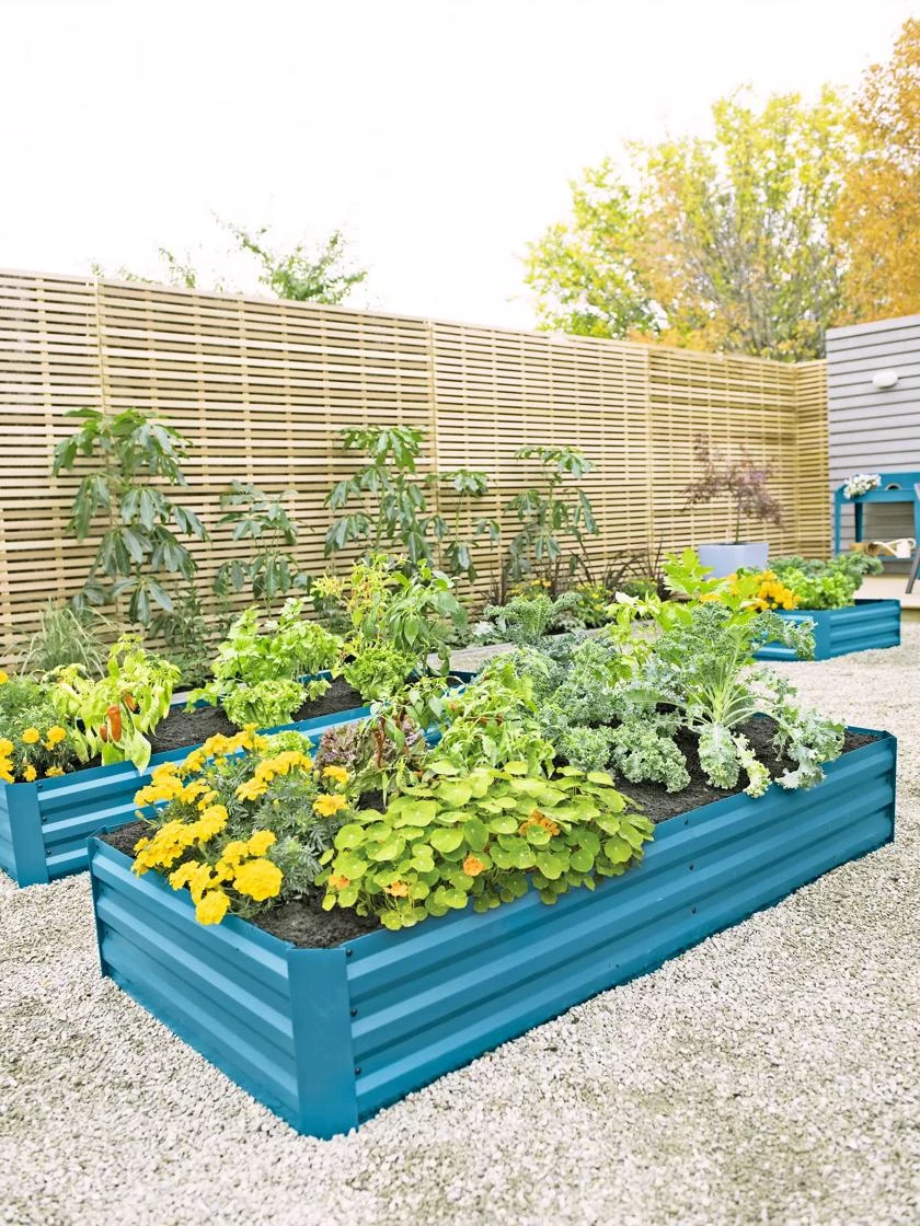 Demeter Corrugated Metal Raised Bed, 34" X 68" 3 Demeter Corrugated Metal Raised Bed, 34" X 68"