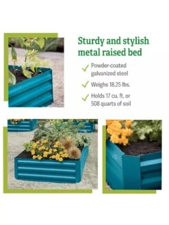 Demeter Corrugated Metal Raised Bed, 34" X 68" 11 Demeter Corrugated Metal Raised Bed, 34" X 68" -Garden Supply Store 8594183 stats GSC