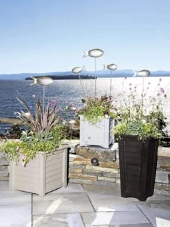 Fish Out Of Water Garden Stakes, Set Of 5 13 Fish Out Of Water Garden Stakes, Set Of 5 -Garden Supply Store 8594277 1524 tif