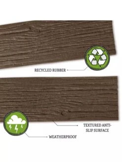 Recycled Rubber Railroad Tie Stepping Stone 10 Recycled Rubber Railroad Tie Stepping Stone -Garden Supply Store 8594281 3