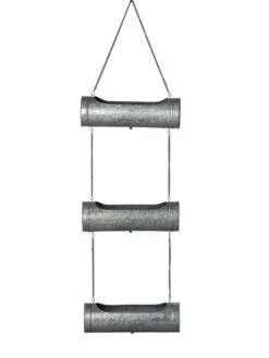 Galvanized Hanging Triple Planter 14 Galvanized Hanging Triple Planter -Garden Supply Store 8595213 0005 tif