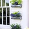 Galvanized Hanging Triple Planter -Garden Supply Store 8595213 6966 tif