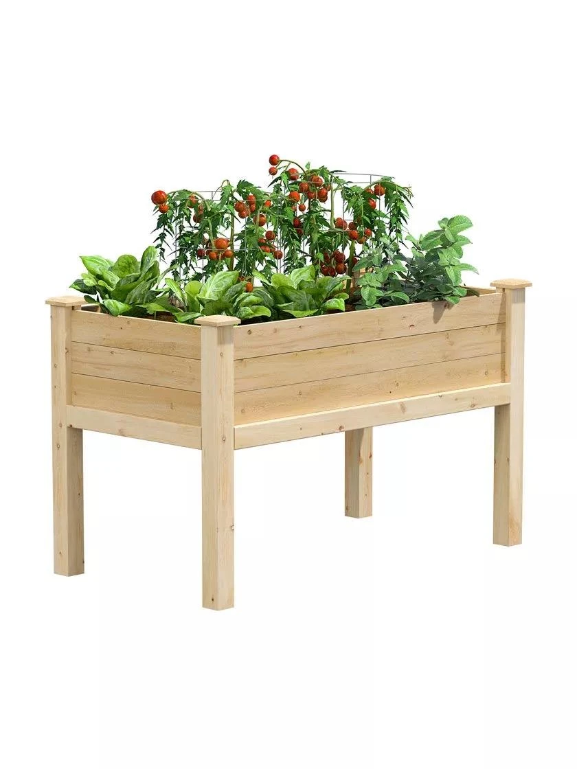 Elevated Cedar Garden Bed, 2' X 4' X 31" 3 Elevated Cedar Garden Bed, 2' X 4' X 31"