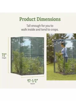 Crop Cage, 4' X 4' -Garden Supply Store 8596538 dimensions
