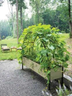 Eco-Stained Elevated Planter Box, 2'x8' -Garden Supply Store 8596760 0046 tif 1