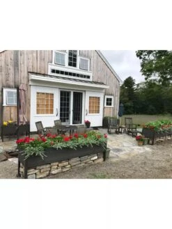 Eco-Stained Elevated Planter Box, 2'x8' -Garden Supply Store 8596760 01CUST