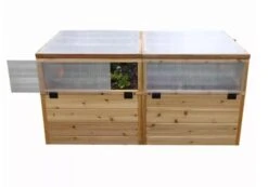 Garden In A Box Cedar Raised Bed With Greenhouse, 3' X 6' 13 Garden In A Box Cedar Raised Bed With Greenhouse, 3' X 6' -Garden Supply Store 8597082 06V tif