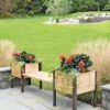 Elevated Cedar Planter Bench Kit, Natural, 90" 2 Elevated Cedar Planter Bench Kit, Natural, 90" -Garden Supply Store 8597992 9634 tif