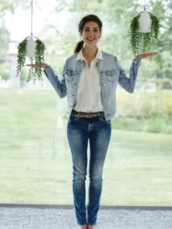 Exaco Euro Hanging Planters, Set Of 2 -Garden Supply Store 8599179 02V tif