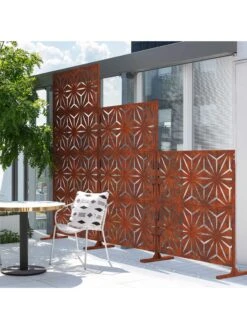 Veradek 2-Panel Privacy Screen Set, Star -Garden Supply Store 8599214 04v
