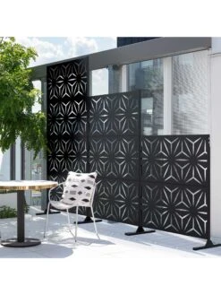 Veradek 2-Panel Privacy Screen Set, Star -Garden Supply Store 8599214 08v