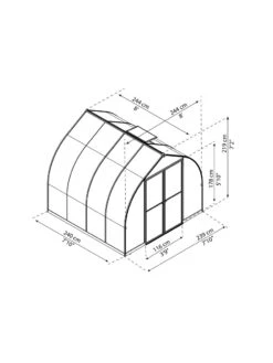 Canopia® By Palram Bella™ Greenhouse, 8' -Garden Supply Store 8599337 08v