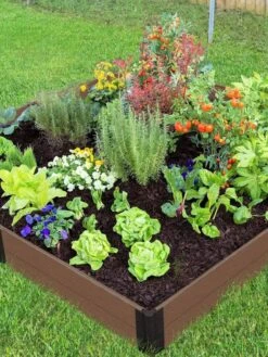 Composite Raised Bed With 1" Boards, 11" 19 Composite Raised Bed With 1" Boards, 11" -Garden Supply Store 8599452 01V tif