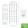 Achla Designs Waves Trellis Extension Piece 2 Achla Designs Waves Trellis Extension Piece -Garden Supply Store 8599492 01V tif