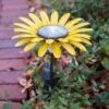 Desert Steel Daisy Solar Light -Garden Supply Store 8599556 03V tif