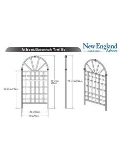 Savannah Composite Vinyl Trellis -Garden Supply Store 8599769 03v