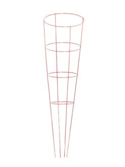 Heavy-Duty Plant Supports 54", Set Of 5 7 Heavy-Duty Plant Supports 54", Set Of 5 -Garden Supply Store 8600032 02v heavy duty colorful plant supports 54 inch red