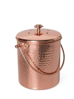 Hammered Copper Compost Pail 7 Hammered Copper Compost Pail -Garden Supply Store 8600224 19320 tif