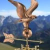 Eagle Cottage Copper Weathervane With Roof Mount 2 Eagle Cottage Copper Weathervane With Roof Mount -Garden Supply Store 8600278 05v eagle cottage copper weathervane roof mount